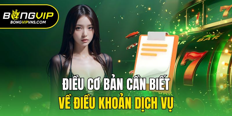 Tổng Hợp Điều Khoản Dịch Vụ Bongvip Mới Nhất Năm 2025 1 Điều cơ bản cần biết về điều khoản dịch vụ